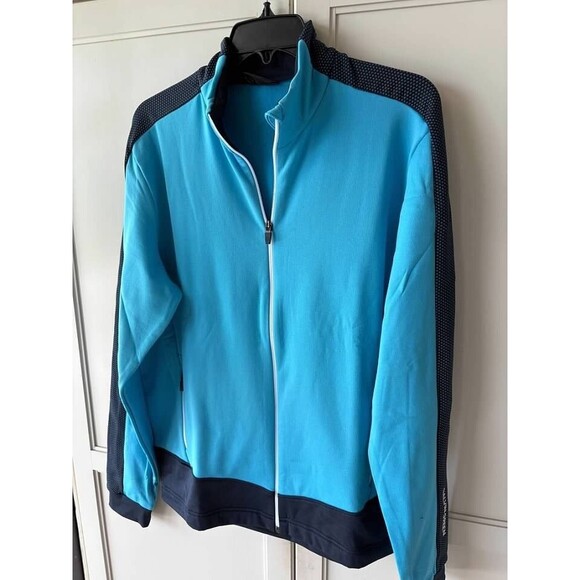 Galvin Green Dawson Mid Layer Insulated Golf Jacket- Blue-SZ M L,XL,2XL,3XL-NWT - Picture 3 of 5